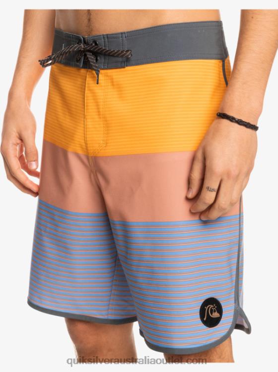 Quiksilver Men SurfSilk Tijuana 19 Boardshorts H2N4B1404 golden rod