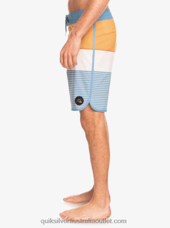 Quiksilver Men SurfSilk Tijuana 19 Boardshorts H2N4B1406 captains blue