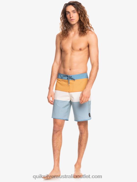 Quiksilver Men SurfSilk Tijuana 19 Boardshorts H2N4B1406 captains blue