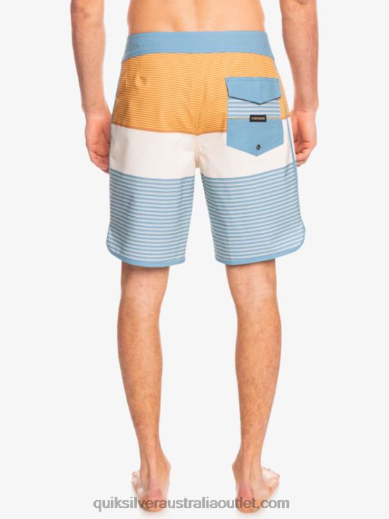 Quiksilver Men SurfSilk Tijuana 19 Boardshorts H2N4B1406 captains blue