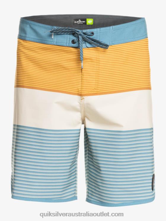 Quiksilver Men SurfSilk Tijuana 19 Boardshorts H2N4B1406 captains blue