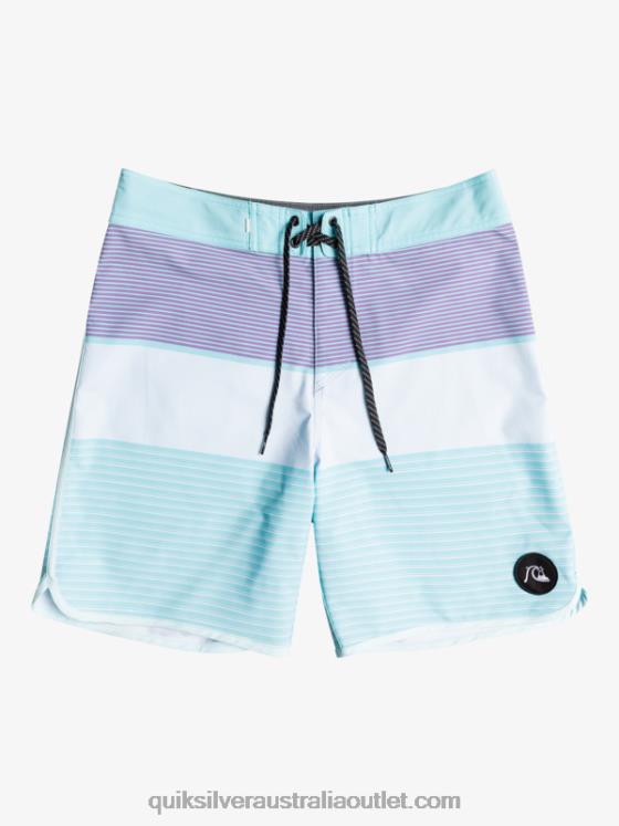 Quiksilver Men SurfSilk Tijuana 19 Boardshorts H2N4B1407 angel blue