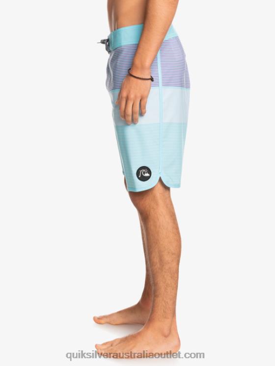 Quiksilver Men SurfSilk Tijuana 19 Boardshorts H2N4B1407 angel blue
