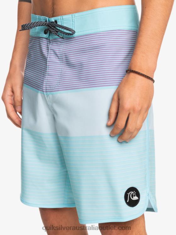Quiksilver Men SurfSilk Tijuana 19 Boardshorts H2N4B1407 angel blue