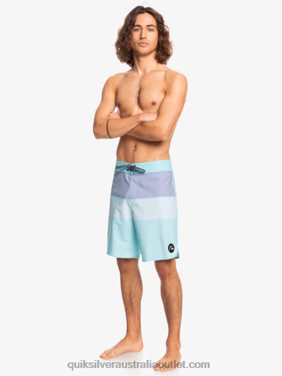 Quiksilver Men SurfSilk Tijuana 19 Boardshorts H2N4B1407 angel blue
