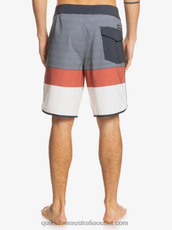 Quiksilver Men SurfSilk Tijuana 19 Boardshorts H2N4B1866 tarmac
