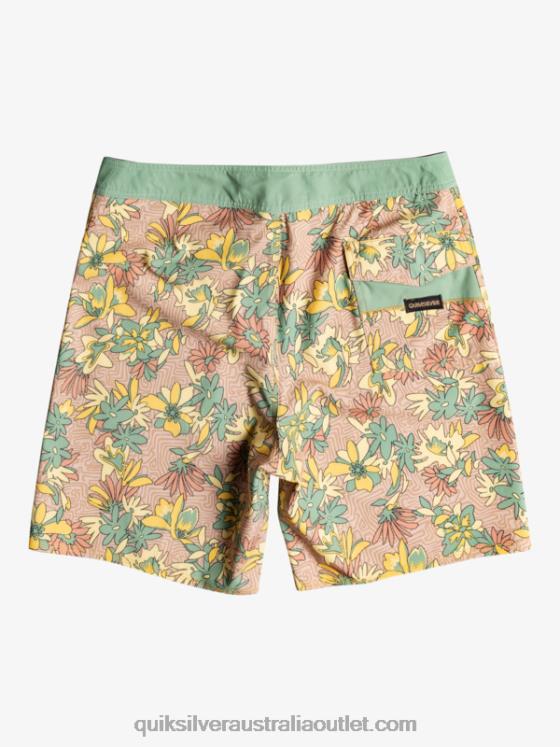 Quiksilver Men SurfSilk Washed 18 Boardshorts H2N4B1754 golden rod
