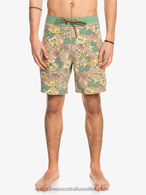 Quiksilver Men SurfSilk Washed 18 Boardshorts H2N4B1754 golden rod