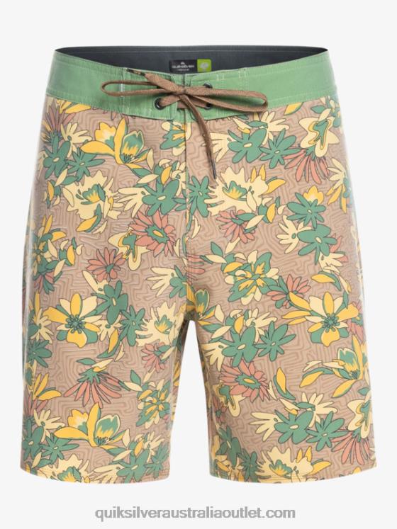 Quiksilver Men SurfSilk Washed 18 Boardshorts H2N4B1754 golden rod