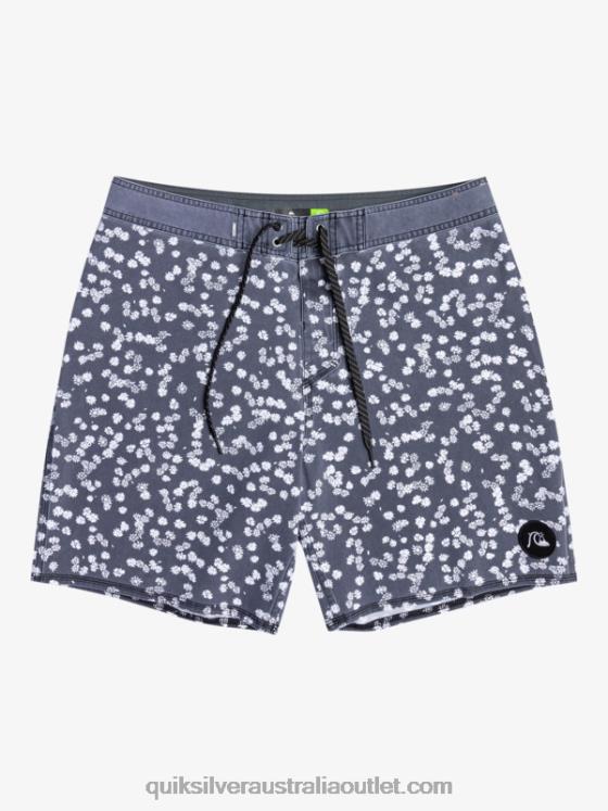 Quiksilver Men SurfSilk Washed 18 Boardshorts H2N4B1755 black