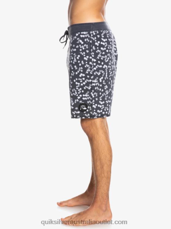 Quiksilver Men SurfSilk Washed 18 Boardshorts H2N4B1755 black