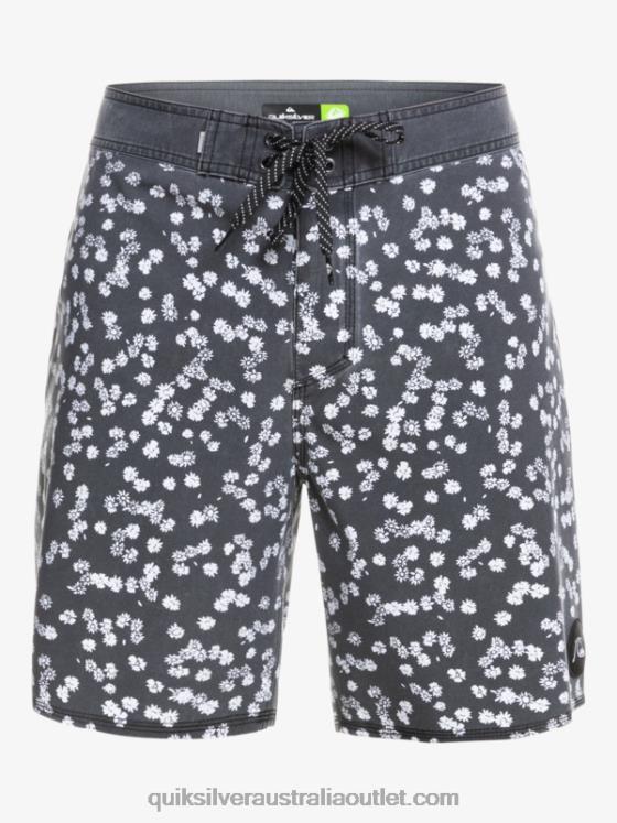 Quiksilver Men SurfSilk Washed 18 Boardshorts H2N4B1755 black