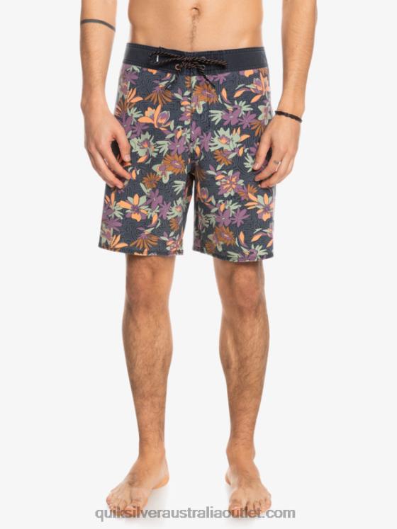 Quiksilver Men SurfSilk Washed 18 Boardshorts H2N4B1756 iron gate