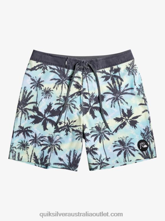 Quiksilver Men SurfSilk Washed 18 Boardshorts H2N4B1757 buttercup