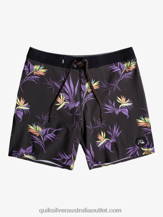 Quiksilver Men SurfSilk Washed 18 Boardshorts H2N4B1758 tarmac