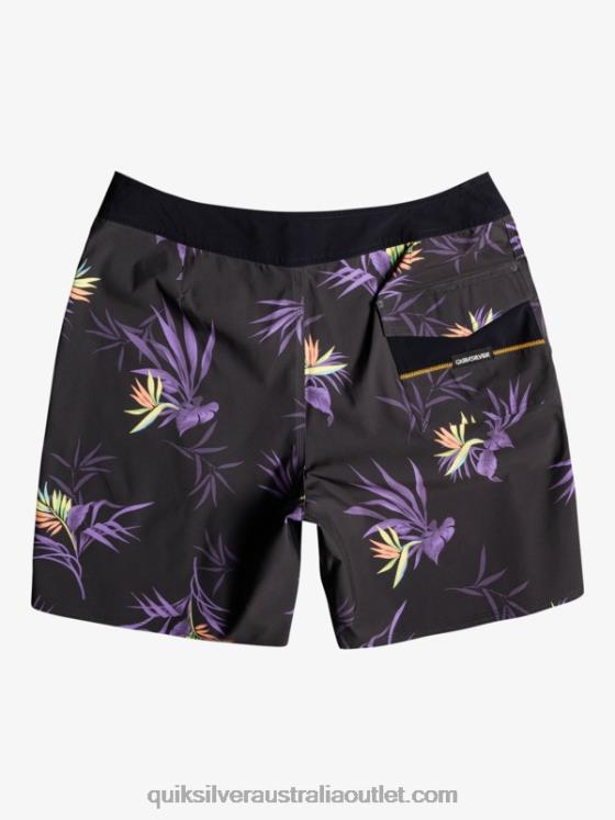 Quiksilver Men SurfSilk Washed 18 Boardshorts H2N4B1758 tarmac