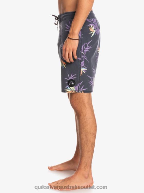 Quiksilver Men SurfSilk Washed 18 Boardshorts H2N4B1758 tarmac