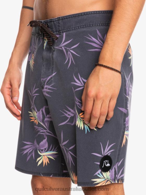 Quiksilver Men SurfSilk Washed 18 Boardshorts H2N4B1758 tarmac