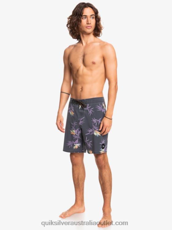 Quiksilver Men SurfSilk Washed 18 Boardshorts H2N4B1758 tarmac