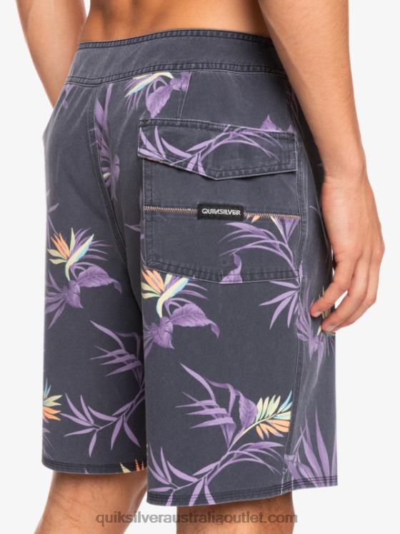 Quiksilver Men SurfSilk Washed 18 Boardshorts H2N4B1758 tarmac