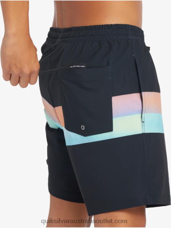 Quiksilver Men Surfsilk Air-Brush 17 Volleys H2N4B654 black