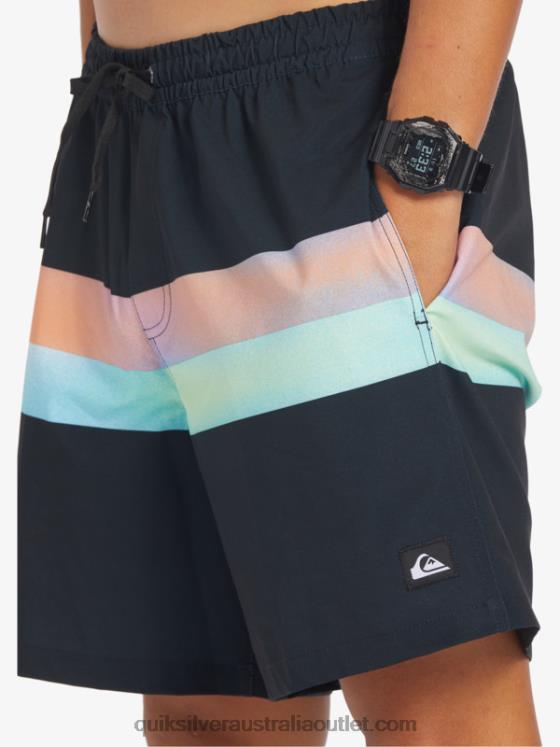 Quiksilver Men Surfsilk Air-Brush 17 Volleys H2N4B654 black