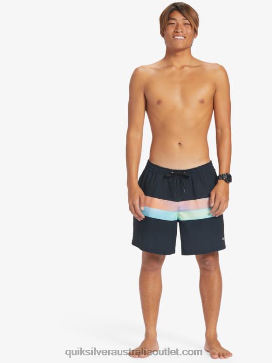 Quiksilver Men Surfsilk Air-Brush 17 Volleys H2N4B654 black