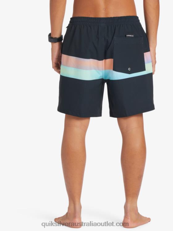 Quiksilver Men Surfsilk Air-Brush 17 Volleys H2N4B654 black