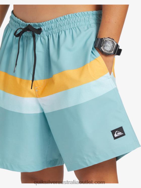 Quiksilver Men Surfsilk Air-Brush 17 Volleys H2N4B655 cameo blue