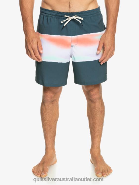 Quiksilver Men Surfsilk Air-Brush 17 Volleys H2N4B657 midnight navy