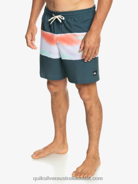 Quiksilver Men Surfsilk Air-Brush 17 Volleys H2N4B657 midnight navy