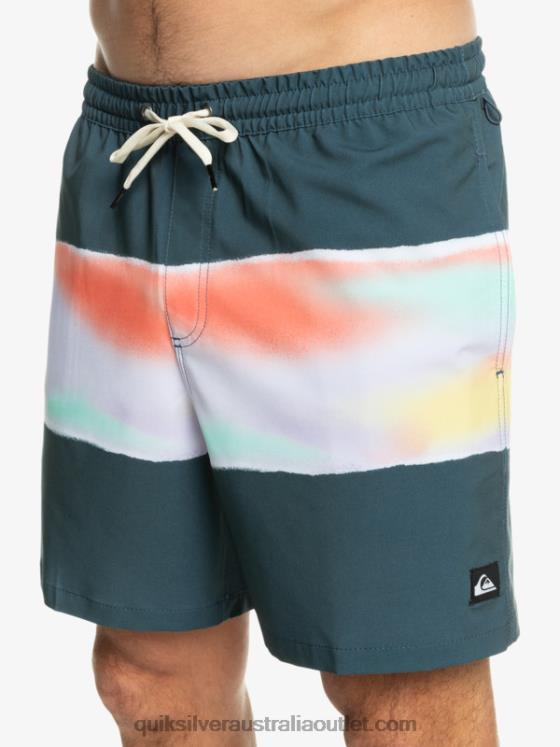 Quiksilver Men Surfsilk Air-Brush 17 Volleys H2N4B657 midnight navy