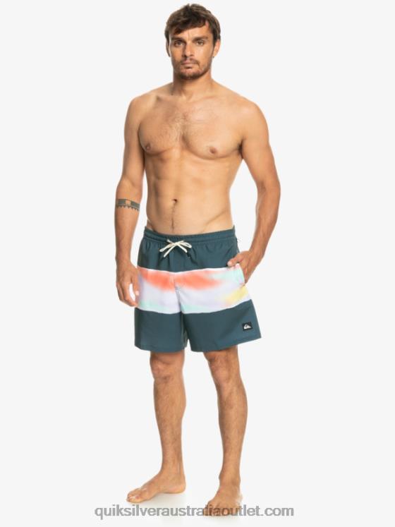 Quiksilver Men Surfsilk Air-Brush 17 Volleys H2N4B657 midnight navy