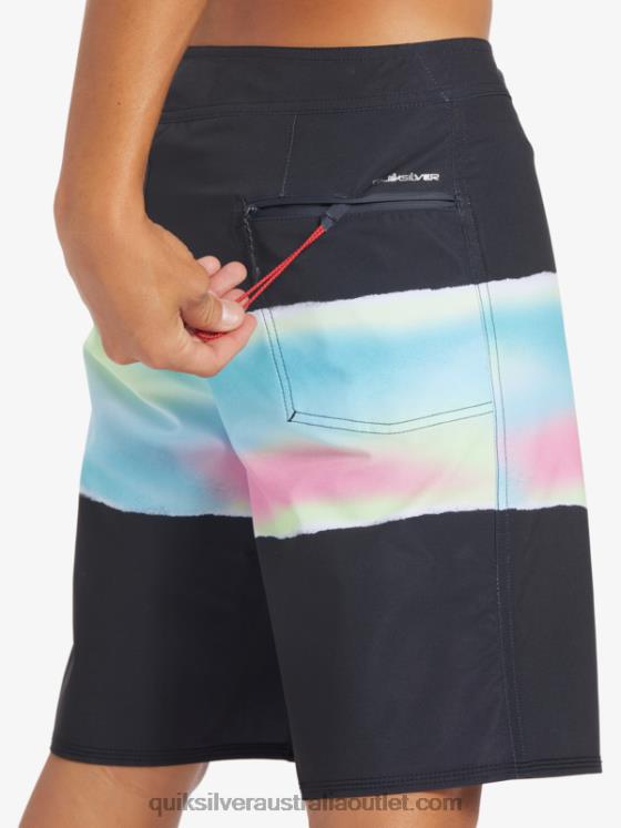 Quiksilver Men Surfsilk Air Brush 19 Boardshorts H2N4B643 black