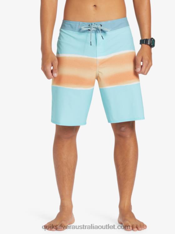 Quiksilver Men Surfsilk Air Brush 19 Boardshorts H2N4B644 angel blue