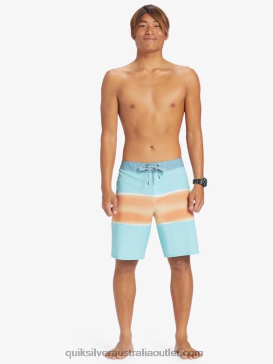 Quiksilver Men Surfsilk Air Brush 19 Boardshorts H2N4B644 angel blue