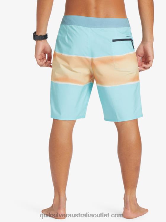 Quiksilver Men Surfsilk Air Brush 19 Boardshorts H2N4B644 angel blue