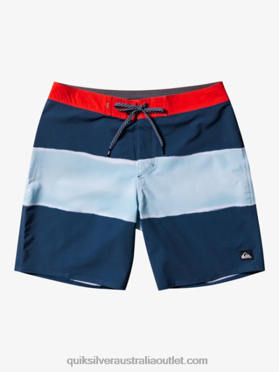 Quiksilver Men Surfsilk Air Brush 19 Boardshorts H2N4B645 midnight navy