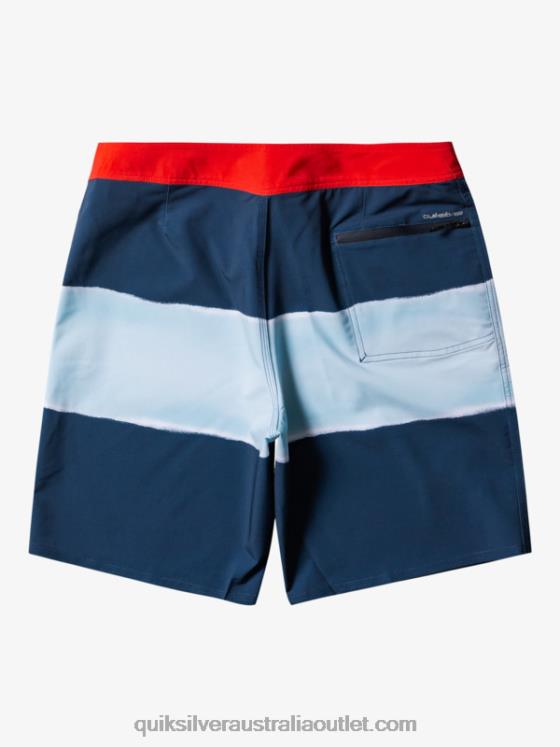 Quiksilver Men Surfsilk Air Brush 19 Boardshorts H2N4B645 midnight navy