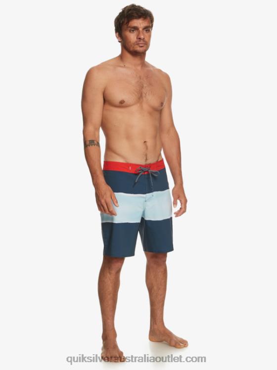 Quiksilver Men Surfsilk Air Brush 19 Boardshorts H2N4B645 midnight navy