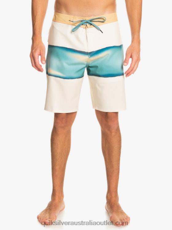 Quiksilver Men Surfsilk Air Brush 19 Boardshorts H2N4B646 birch