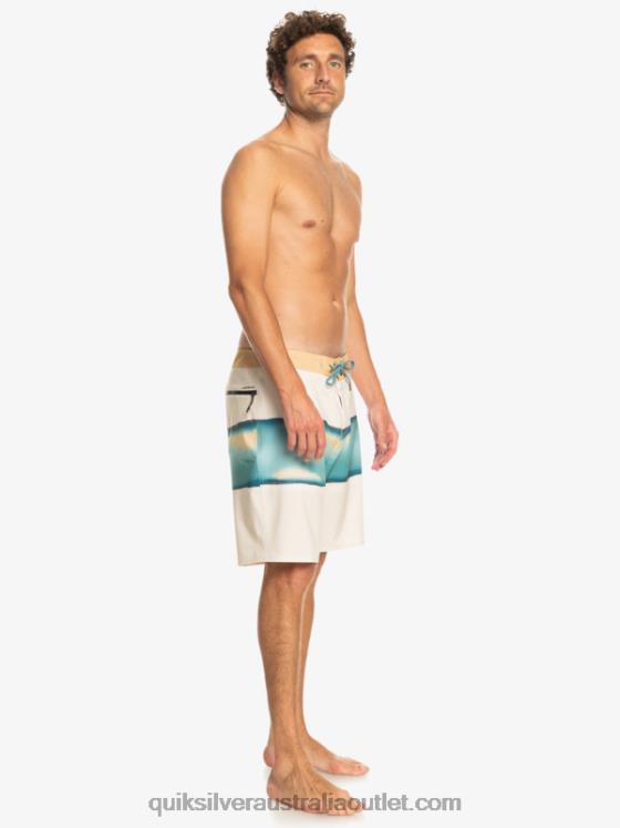 Quiksilver Men Surfsilk Air Brush 19 Boardshorts H2N4B646 birch
