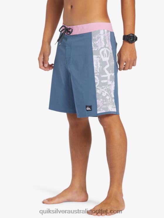 Quiksilver Men Surfsilk Arch 18 Boardshorts H2N4B309 bering sea