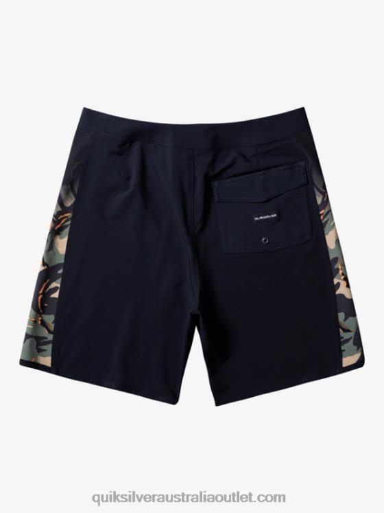 Quiksilver Men Surfsilk Arch 18 Boardshorts H2N4B310 four leaf clover