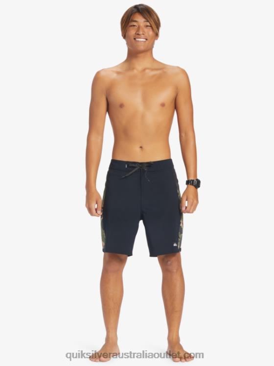 Quiksilver Men Surfsilk Arch 18 Boardshorts H2N4B310 four leaf clover