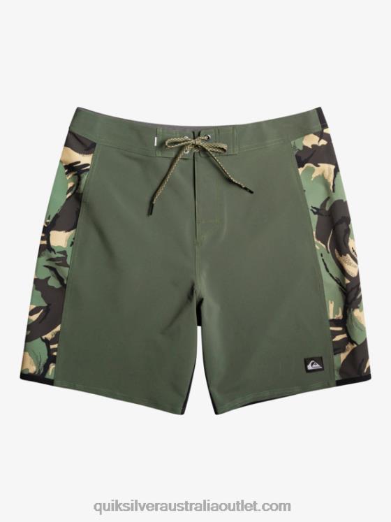 Quiksilver Men Surfsilk Arch 18 Boardshorts H2N4B312 camo