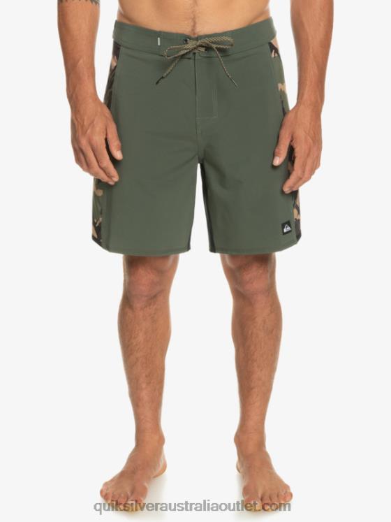 Quiksilver Men Surfsilk Arch 18 Boardshorts H2N4B312 camo