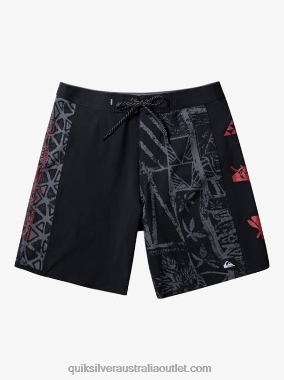 Quiksilver Men Surfsilk Arch Hawaii 19 Boardshorts H2N4B637 black