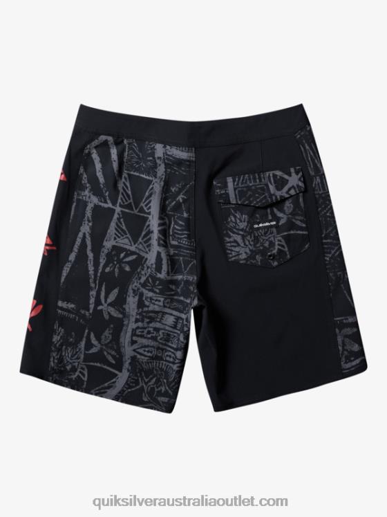 Quiksilver Men Surfsilk Arch Hawaii 19 Boardshorts H2N4B637 black