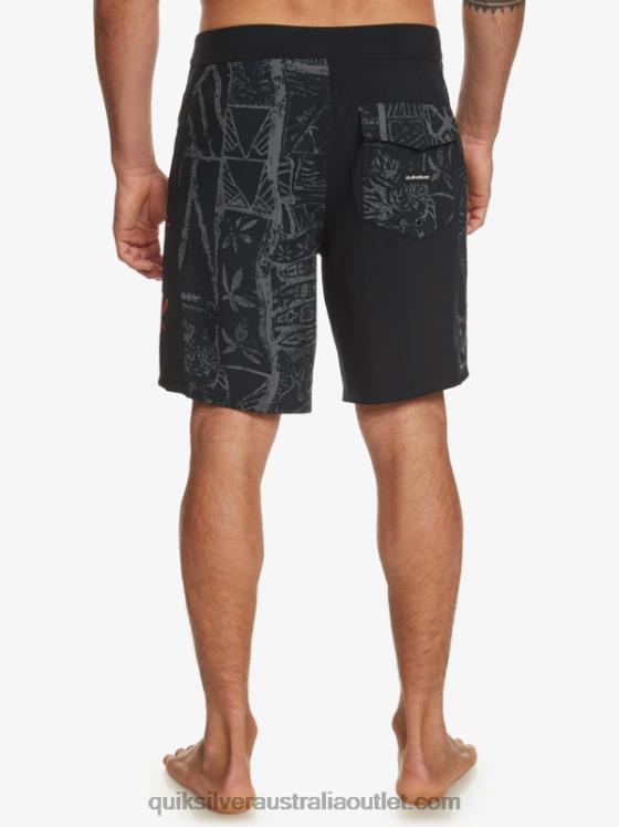 Quiksilver Men Surfsilk Arch Hawaii 19 Boardshorts H2N4B637 black